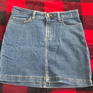 Lee Blue Denim Mini Skirt